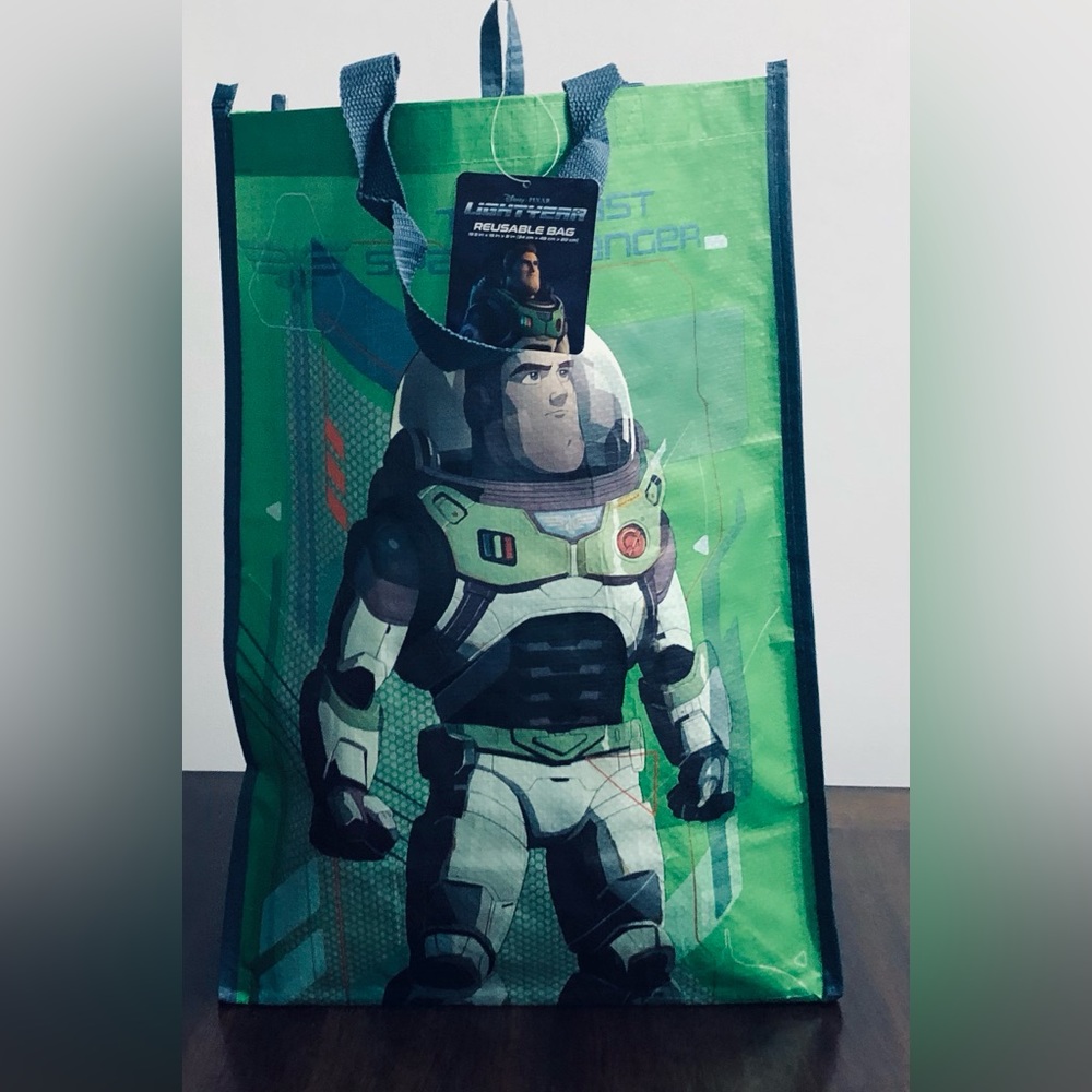 Disney  Pixar LightYear Reusable bag The Last Space Ranger graphic green.